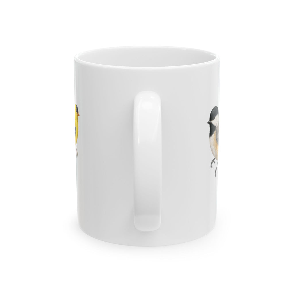 The Feeder Watch Cafe bird mug, alternate view