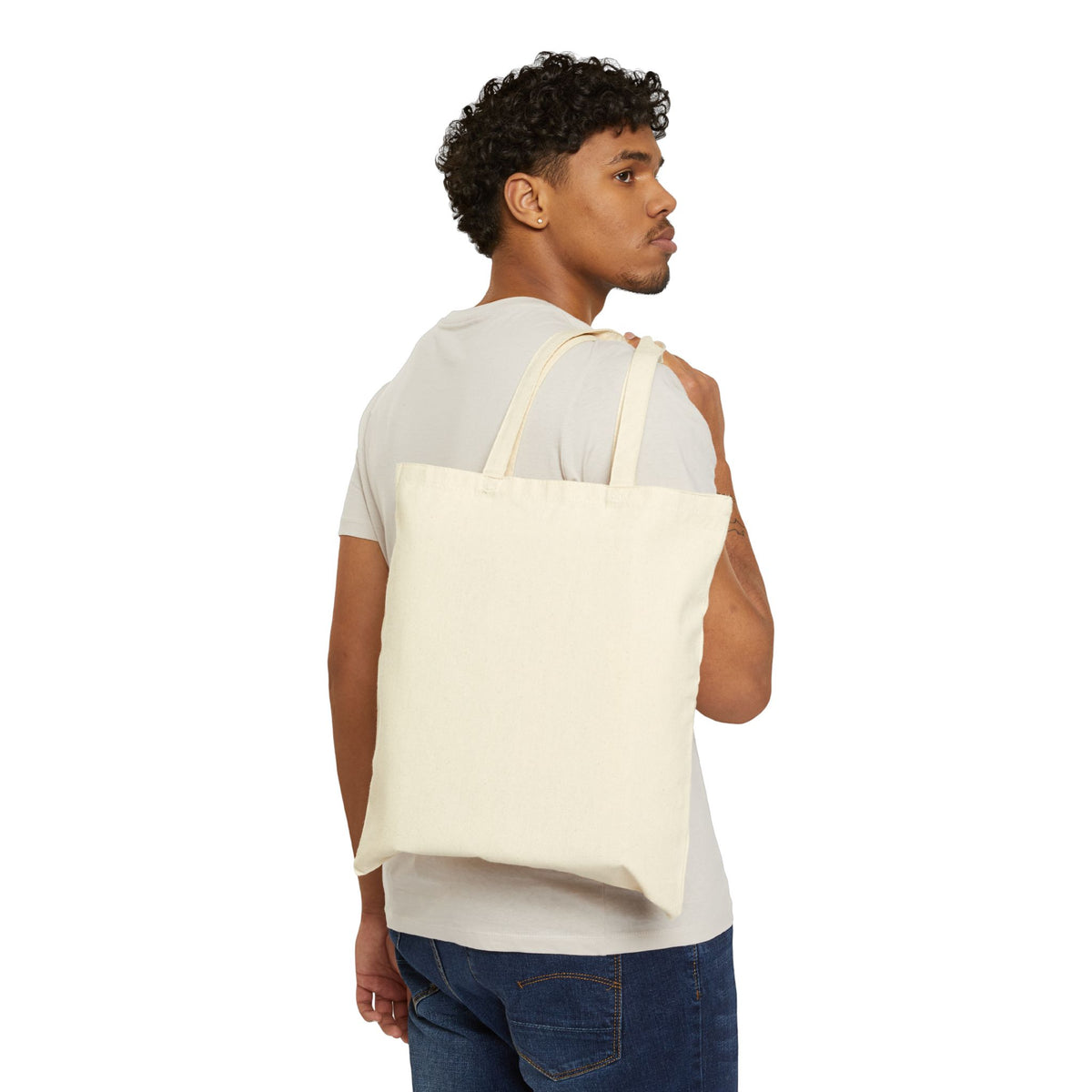Early Bird Club Cotton Tote Bag — Vintage Bird Illustration Eco Shopper