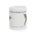 Hummingbird Season Ceramic Mug – Floral Bird Coffee Cup (11oz/15oz)
