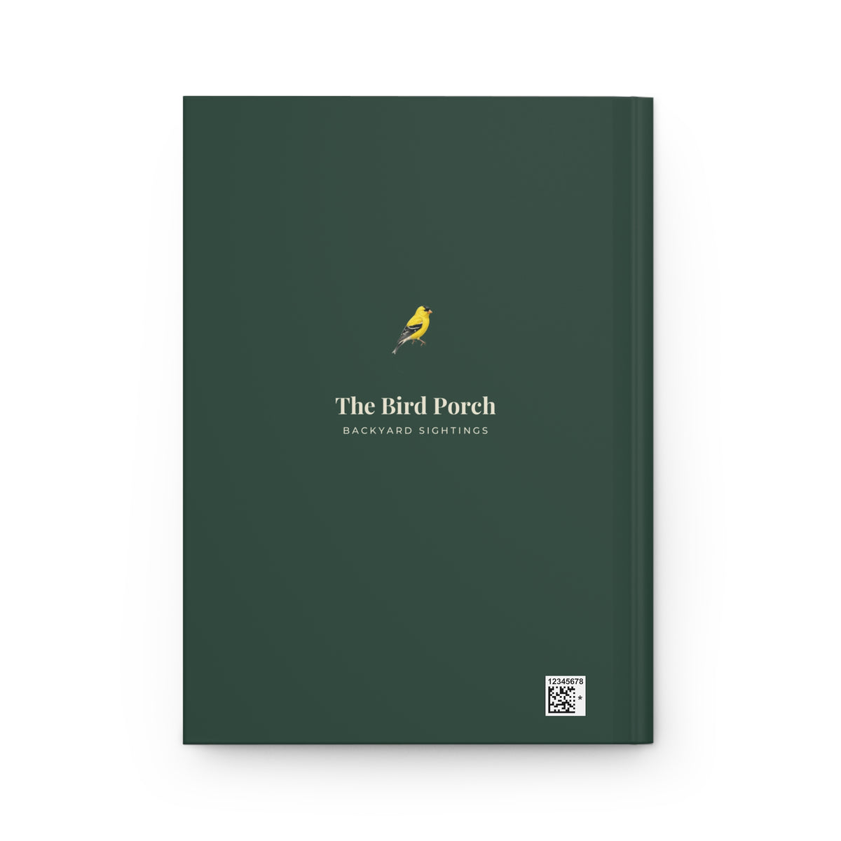Personalized Bird Life List Journal – Hardcover Birdwatching Notebook with Cardinal, Blue Jay, Goldfinch & Chickadee