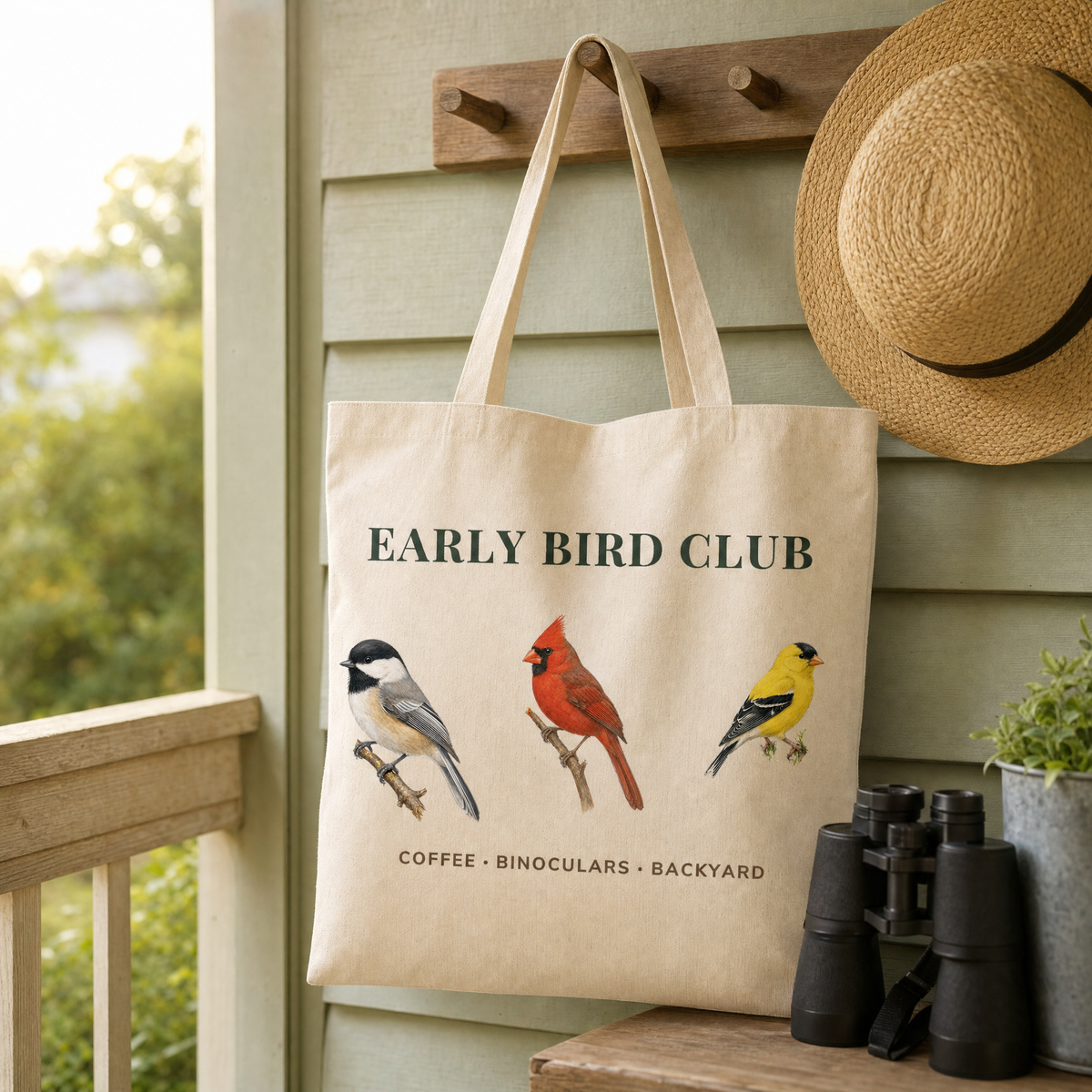Early Bird Club Tote Bag – The Bird Porch