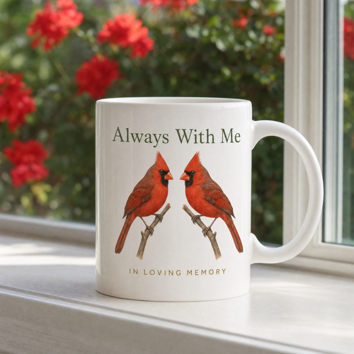 Always With Me Memorial Mug 11 oz – The Bird Porch