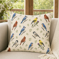 Porch Regulars Throw Pillow 18×18 – The Bird Porch