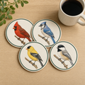 Backyard Birds Coaster Set (4) – The Bird Porch